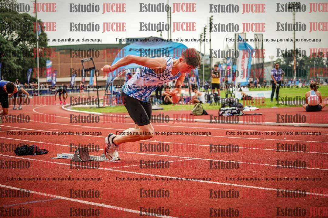 Fotos de los 400 m llanos de varones - FINAL