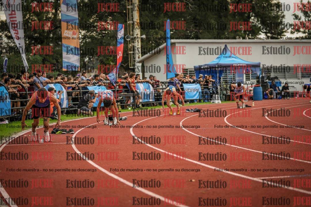 Fotos de los 400 m llanos de varones - FINAL