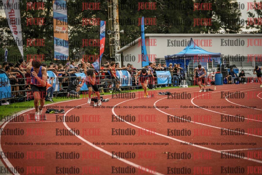 Fotos de los 400 m llanos de varones - FINAL