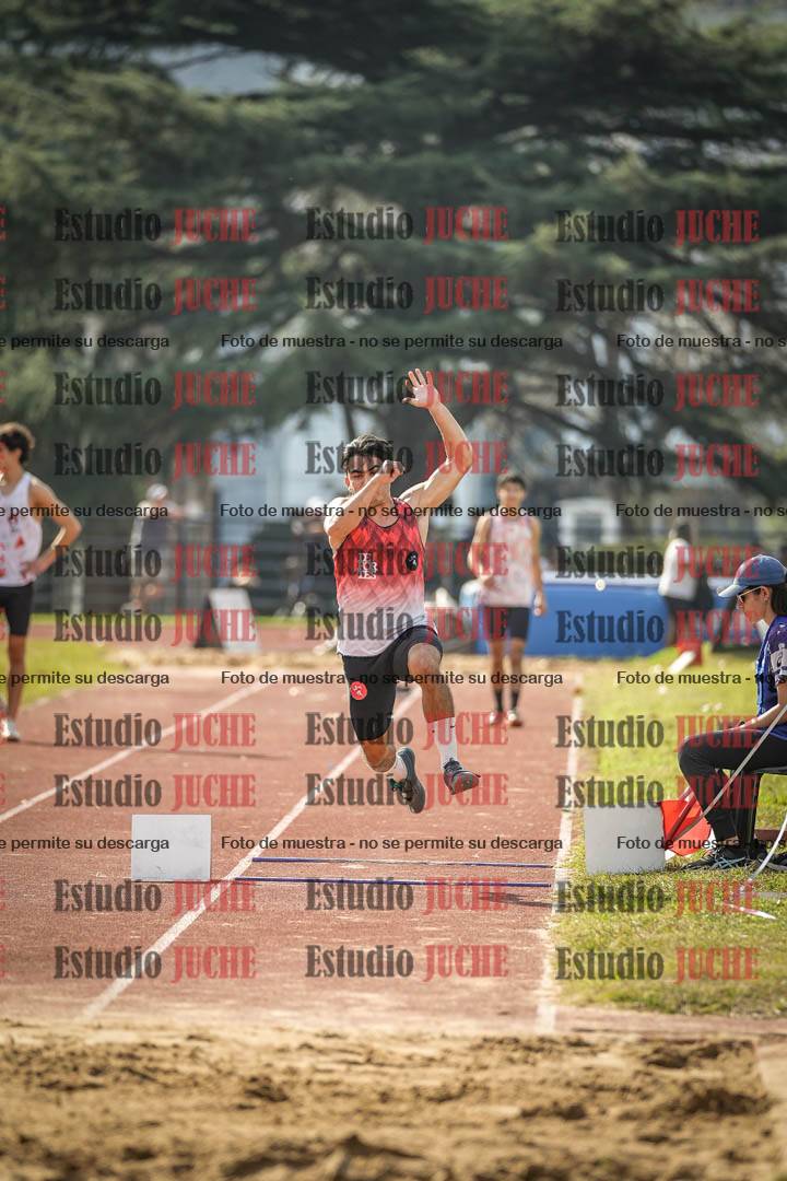 Fotos del salto en largo de varones
