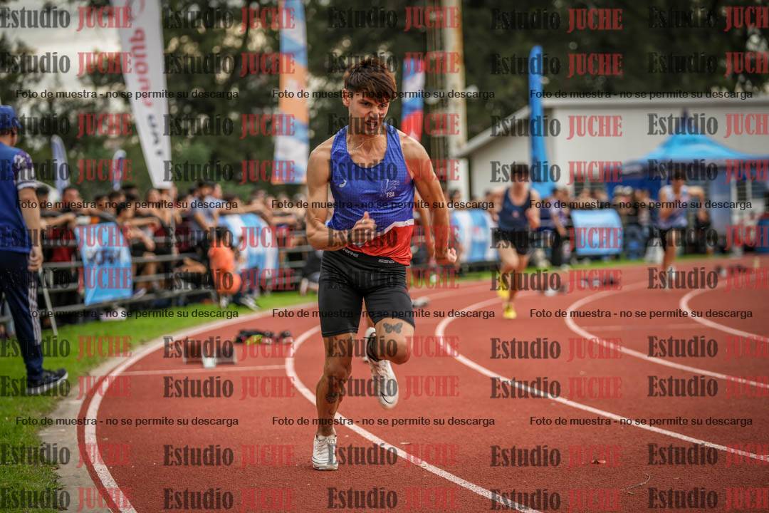 Fotos de los 400 m llanos de varones - FINAL