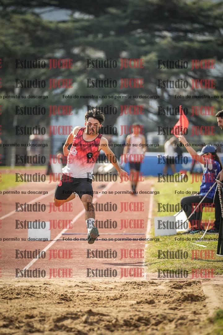 Fotos del salto en largo de varones