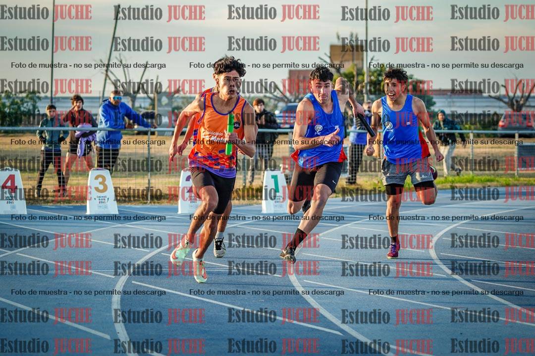 Fotos de las Postas 4x100 m de varones