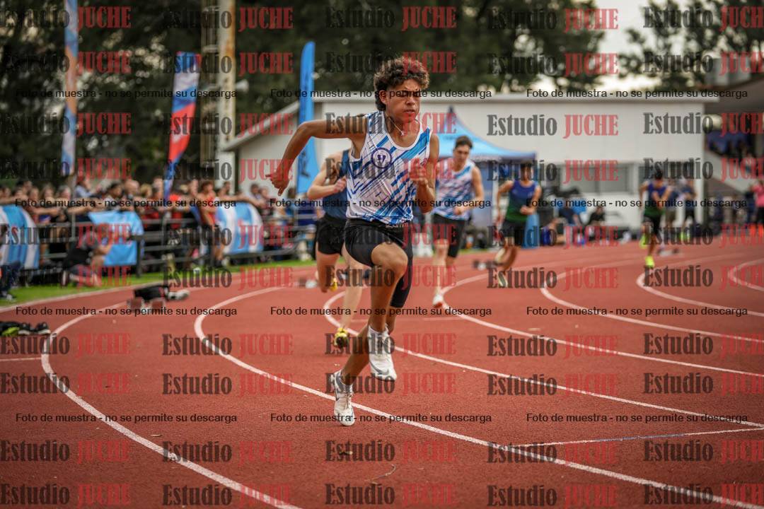 Fotos de los 400 m llanos de varones - FINAL