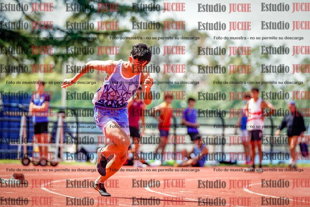 Fotos de los 100 m de varones
