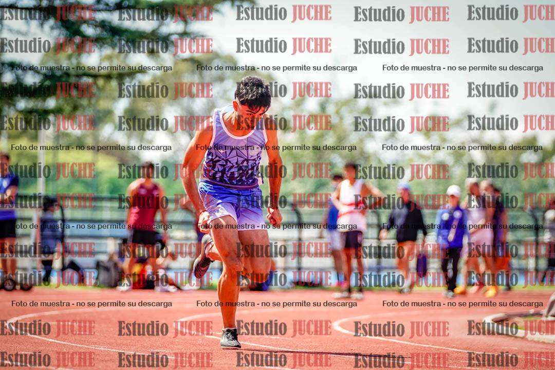 Fotos de los 100 m de varones