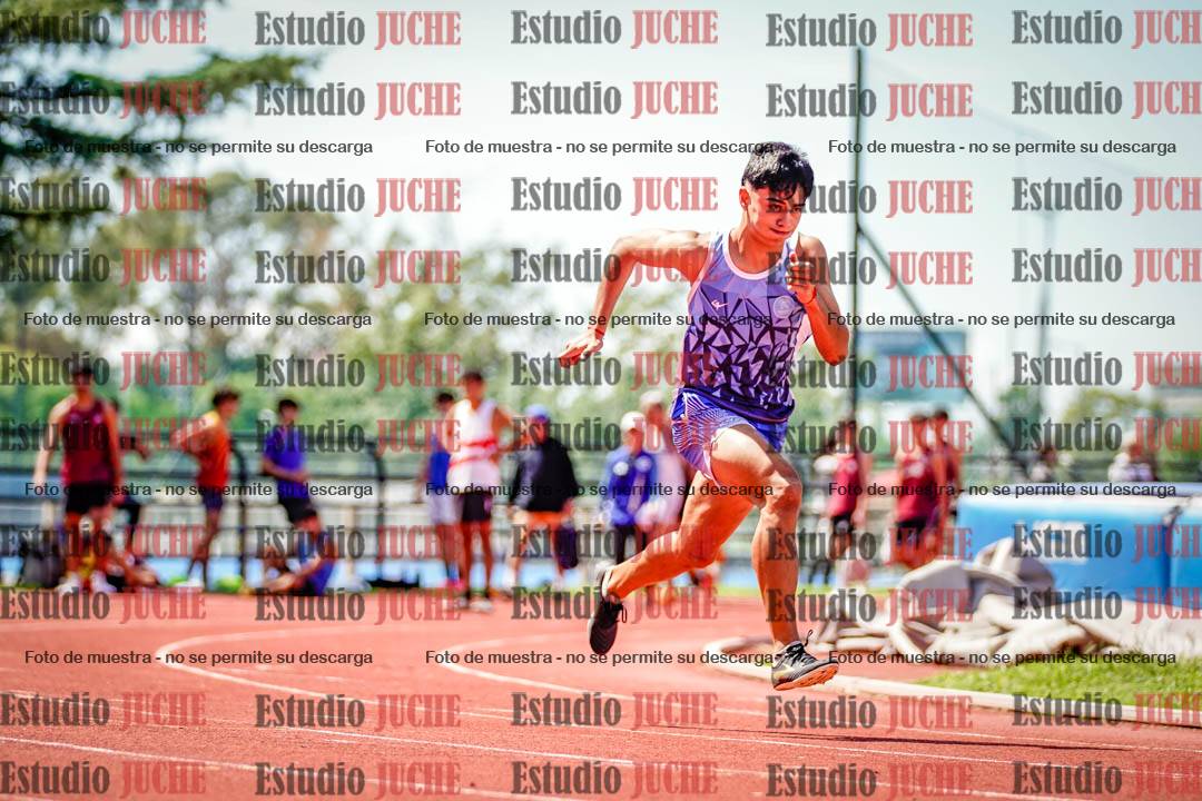 Fotos de los 100 m de varones