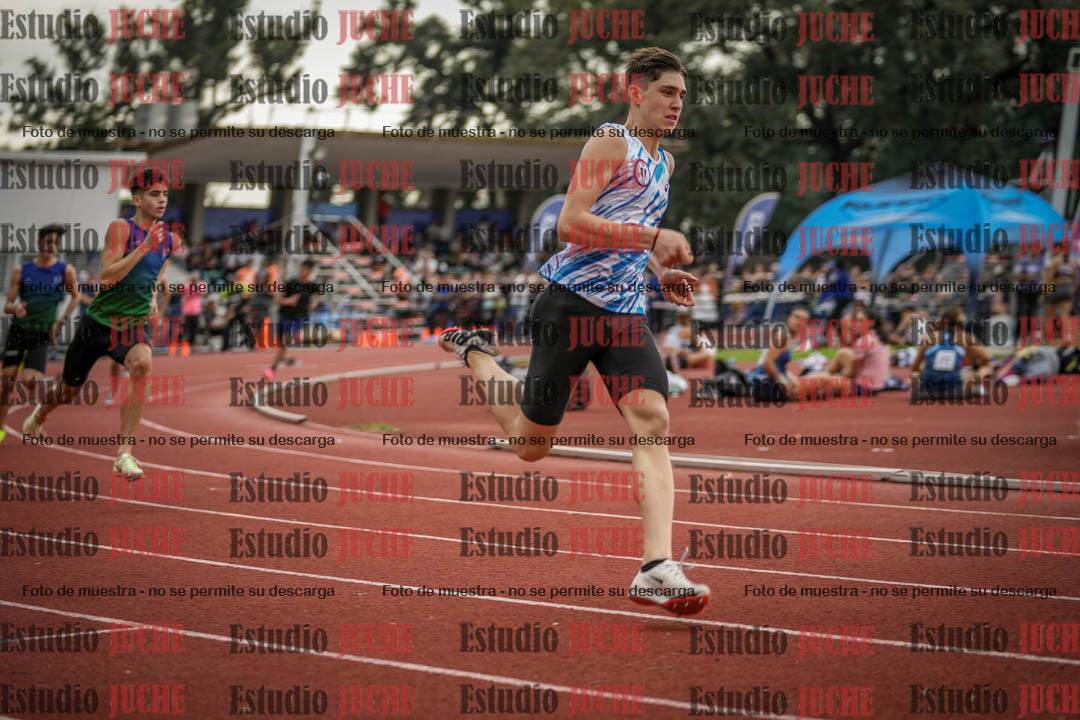 Fotos de los 400 m llanos de varones - FINAL