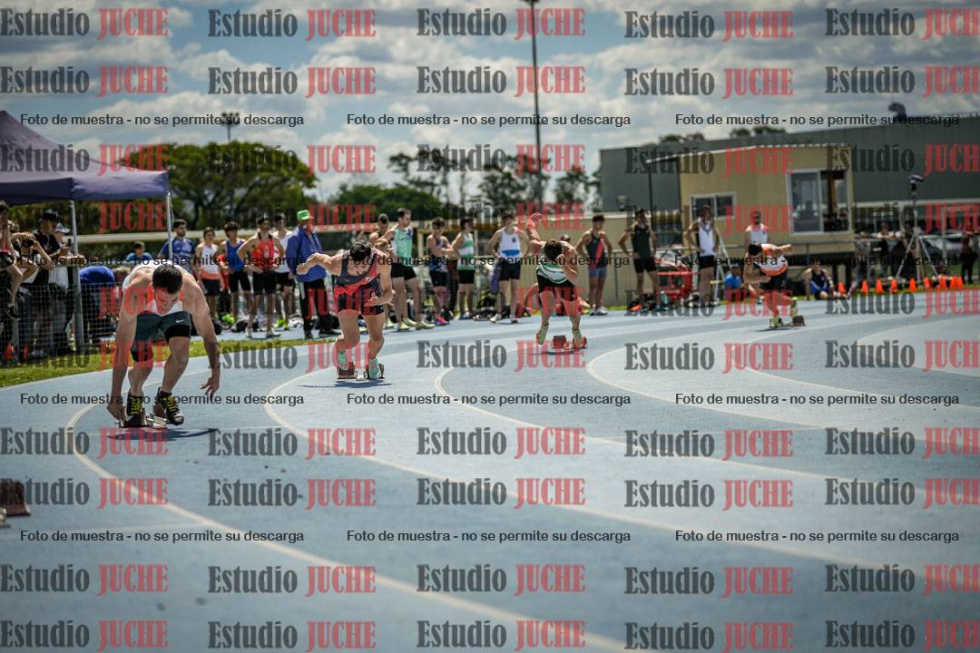 Fotos de los 400 m llanos de varones