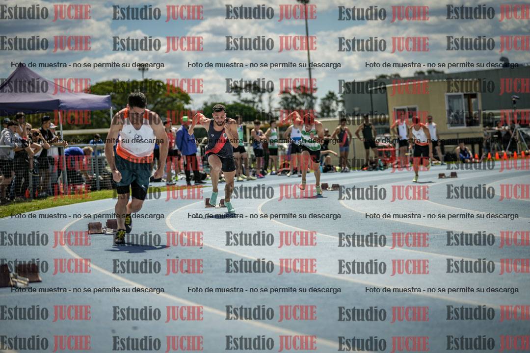 Fotos de los 400 m llanos de varones