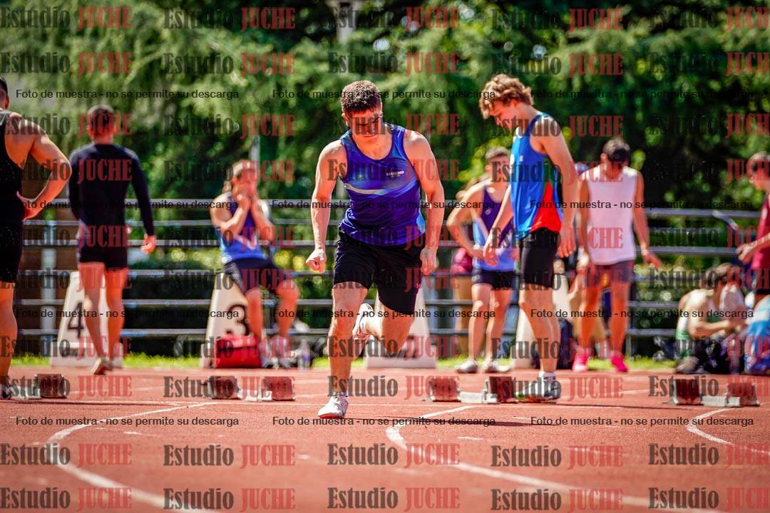 Fotos de los 100 m de varones
