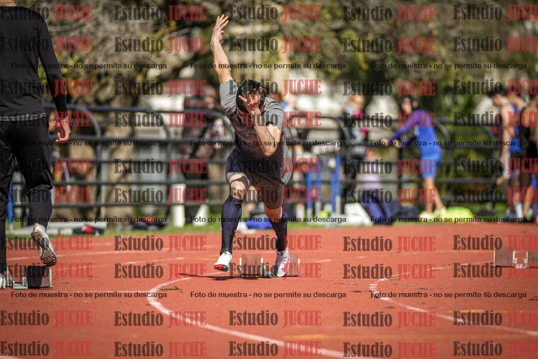 Fotos de los 200 m llanos de varones