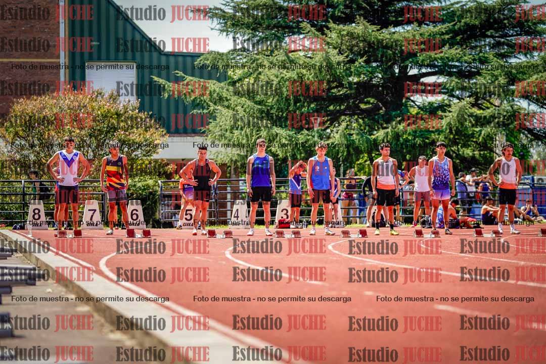 Fotos de los 100 m de varones