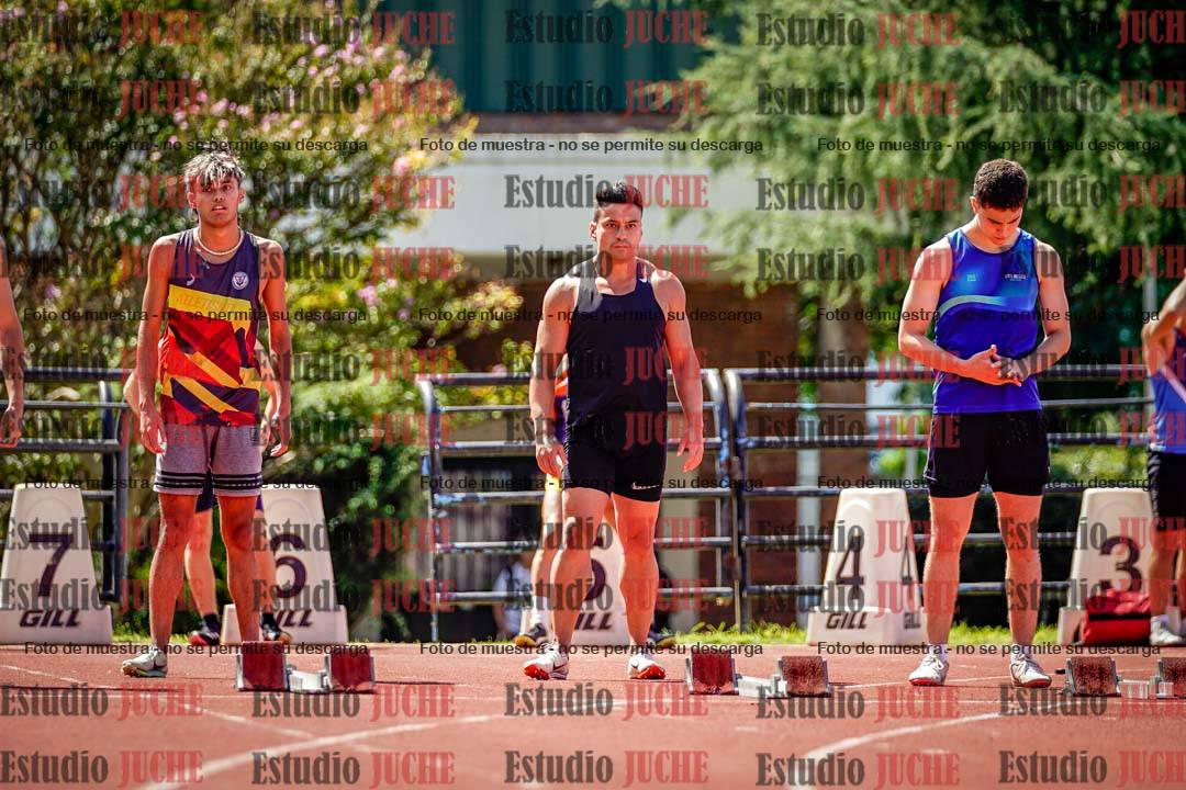 Fotos de los 100 m de varones