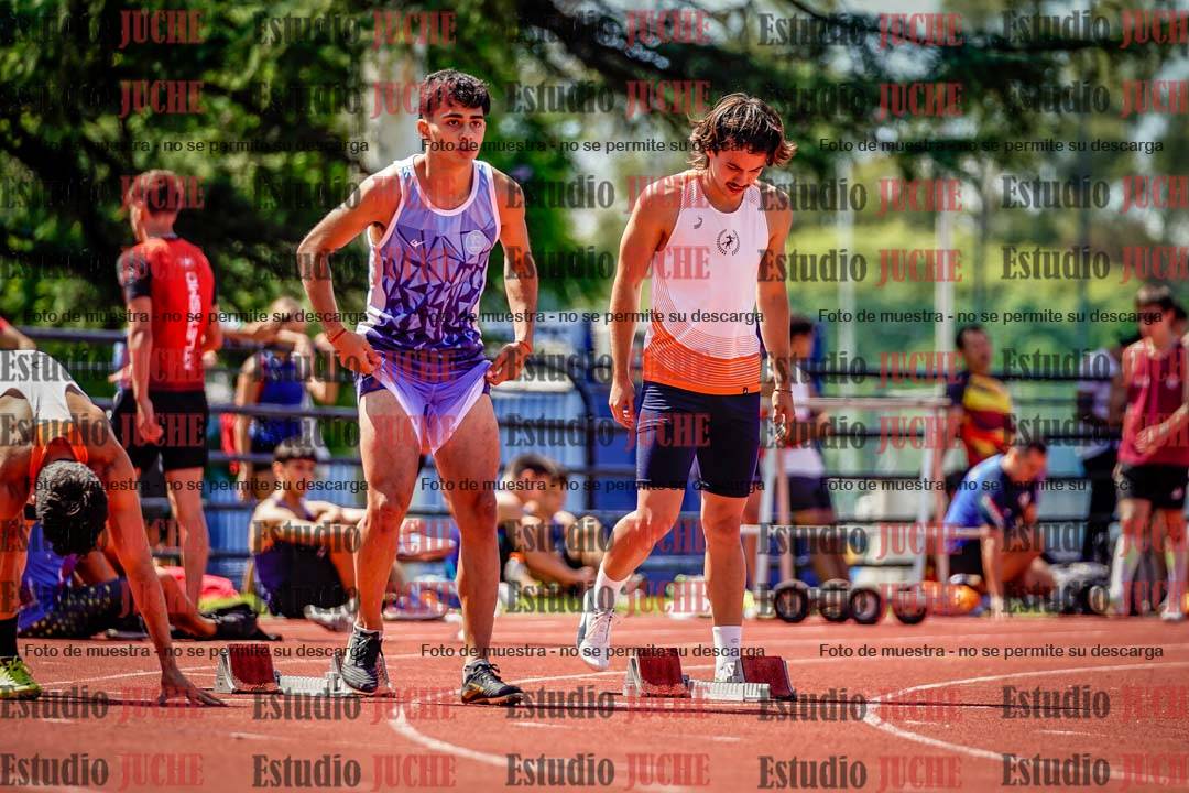 Fotos de los 100 m de varones