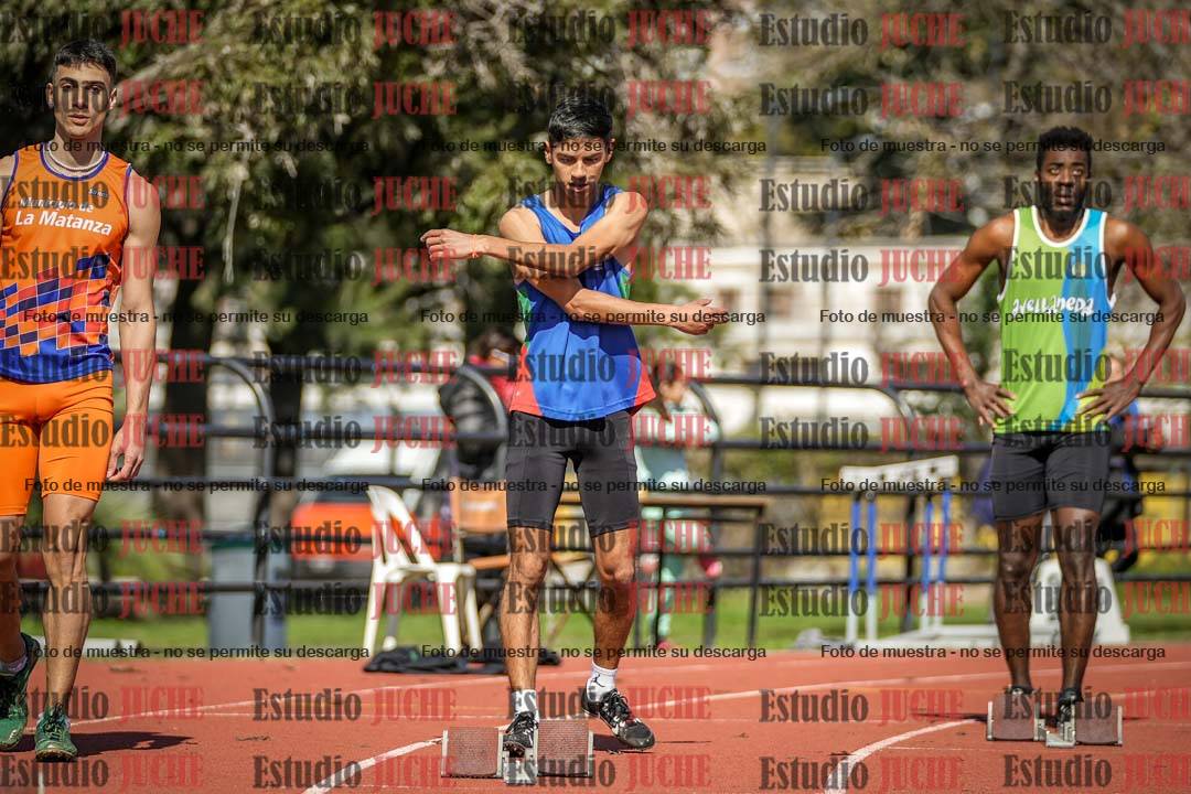 Fotos de los 200 m llanos de varones