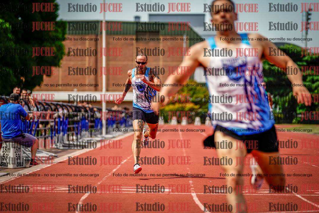 Fotos de los 400 m llanos de varones