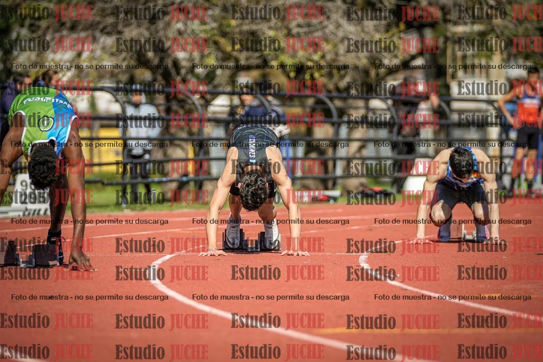 Fotos de los 200 m llanos de varones