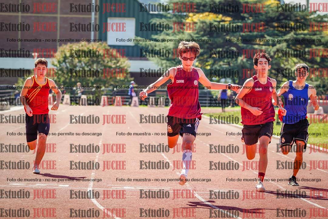 Fotos de los 200 m llanos de varones