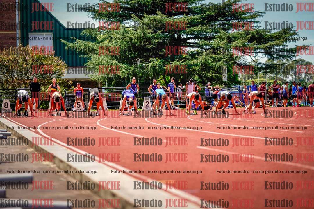 Fotos de los 100 m de varones