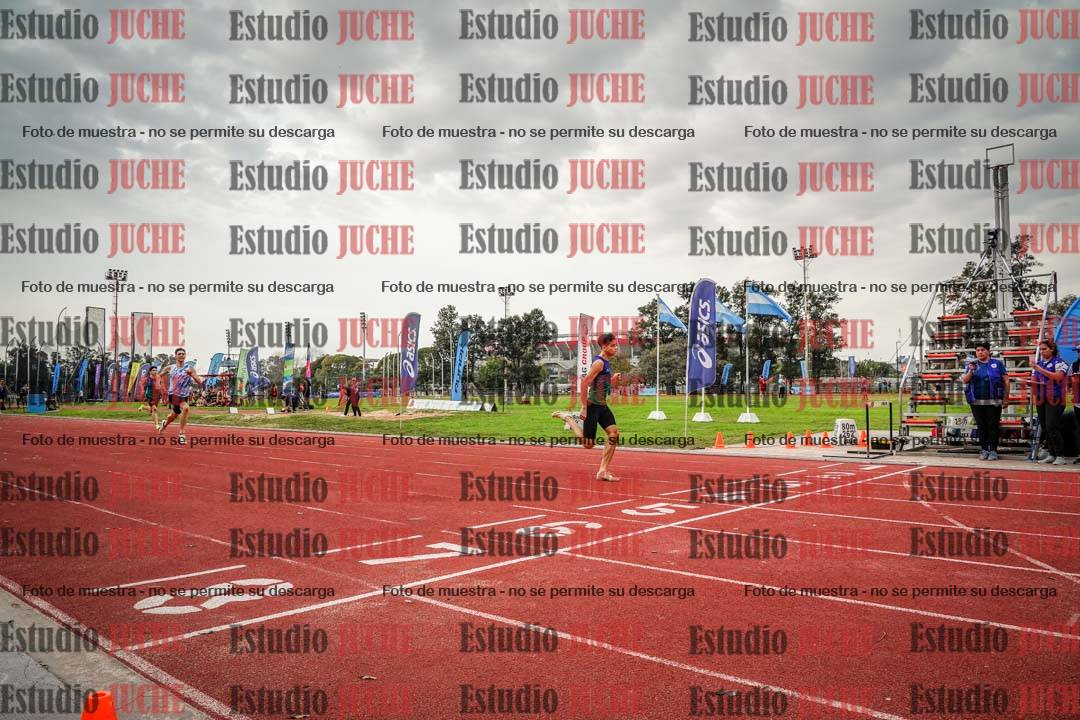 Fotos de los 400 m llanos de varones - FINAL
