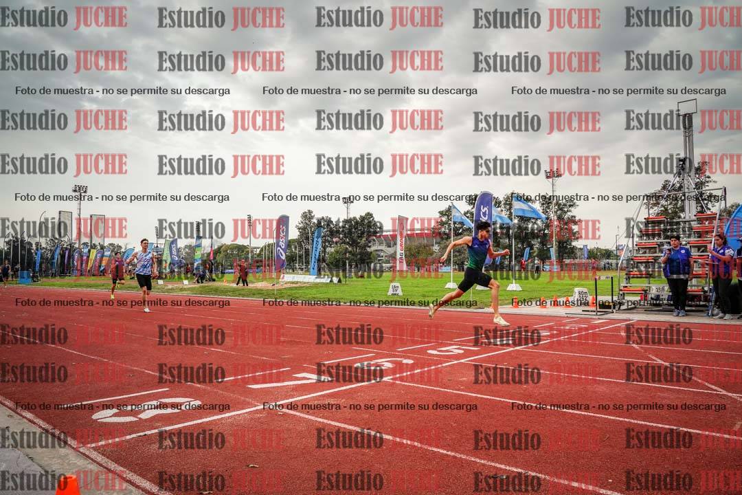 Fotos de los 400 m llanos de varones - FINAL