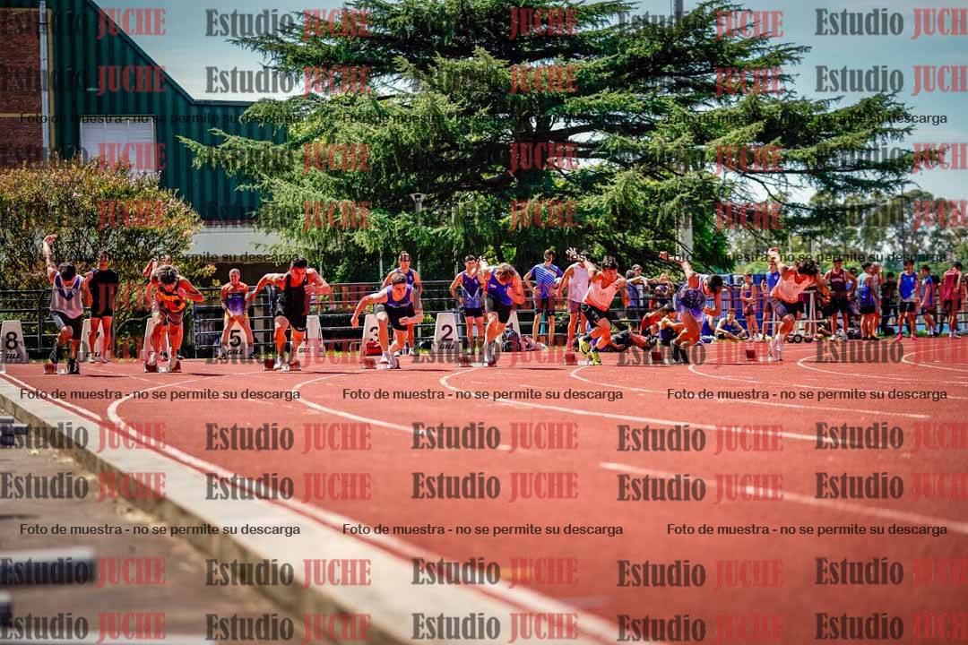 Fotos de los 100 m de varones