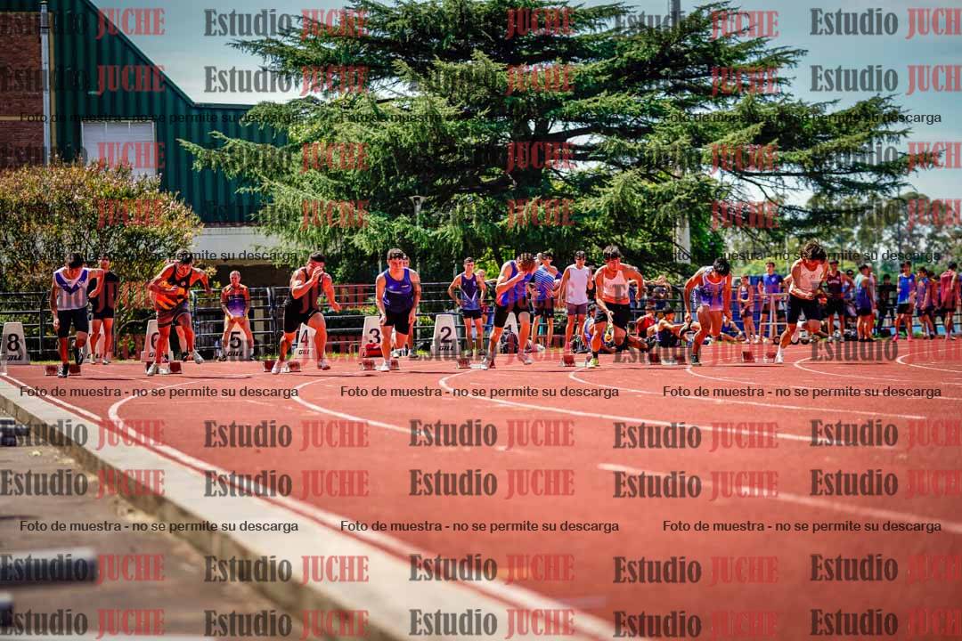 Fotos de los 100 m de varones
