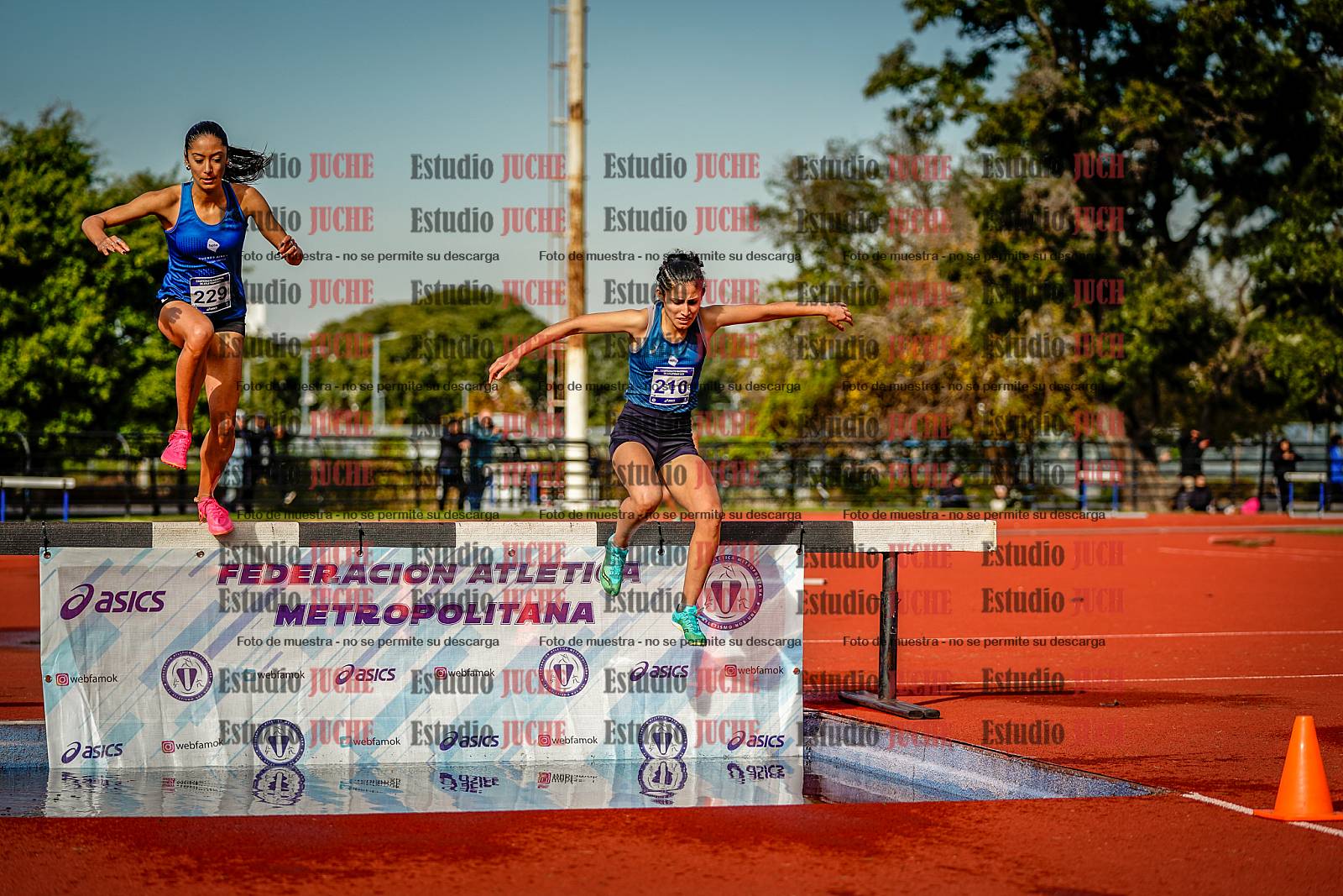 Fotos de los 3000 m con obstáculos de mujeres