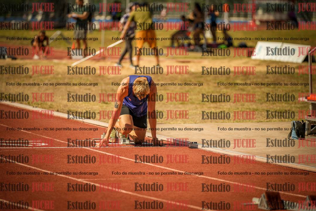 Fotos de los 400 m llanos de varones