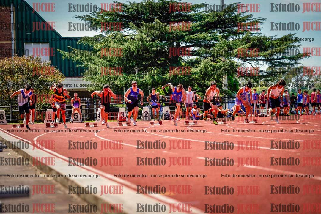 Fotos de los 100 m de varones
