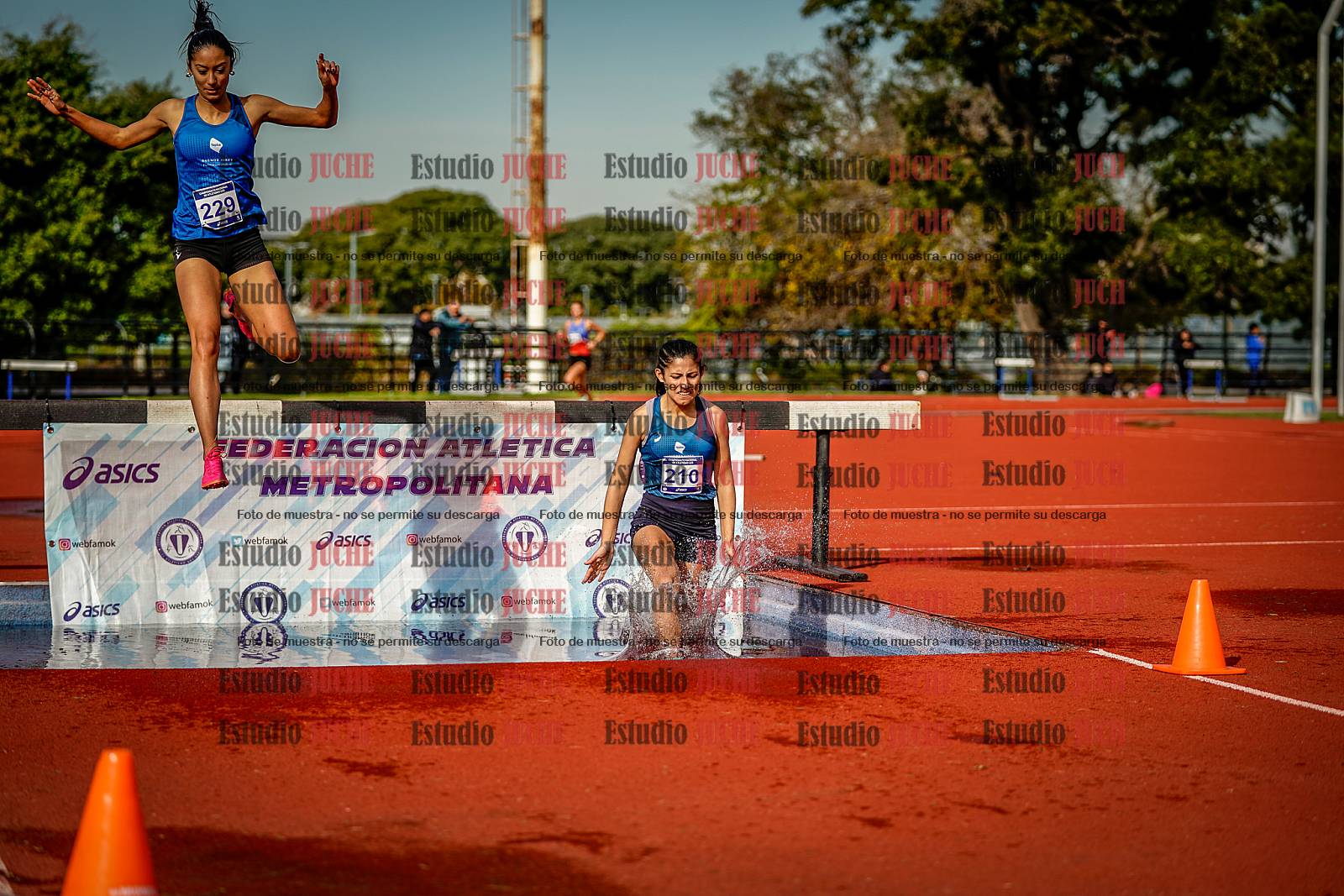 Fotos de los 3000 m con obstáculos de mujeres