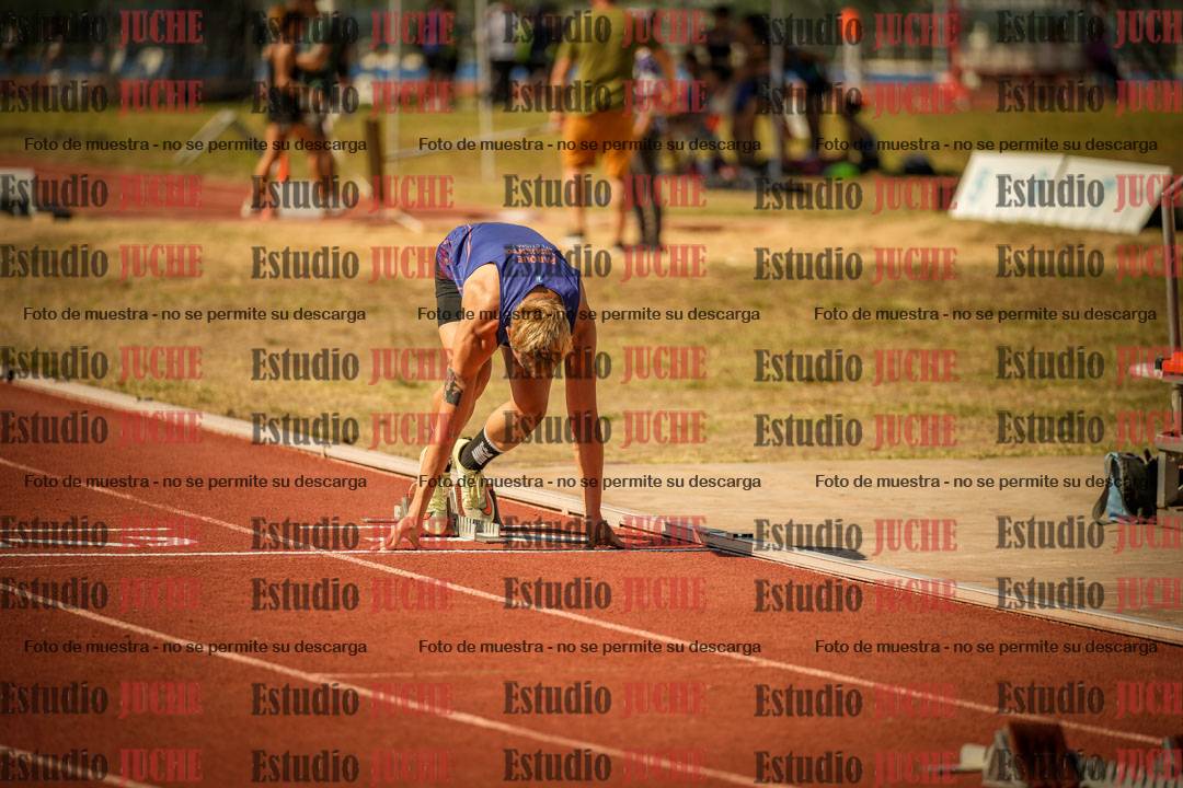 Fotos de los 400 m llanos de varones
