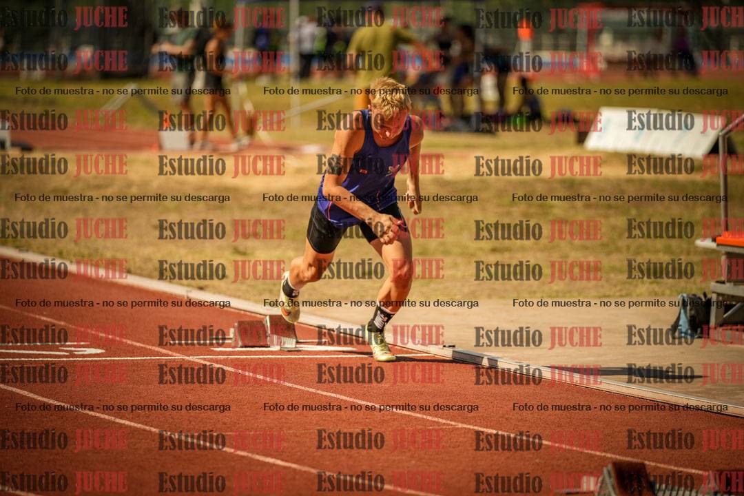 Fotos de los 400 m llanos de varones