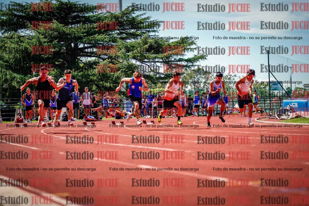 Fotos de los 100 m de varones