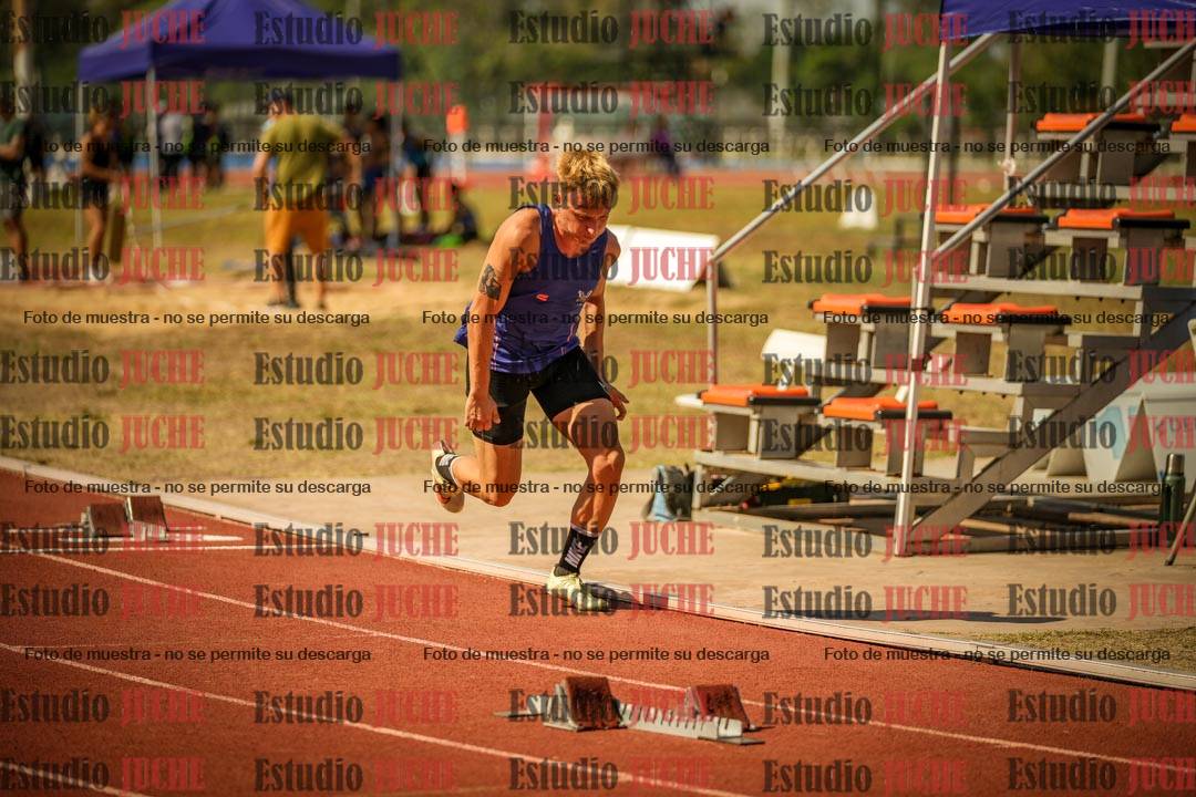Fotos de los 400 m llanos de varones