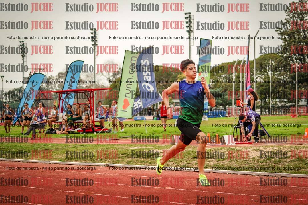 Fotos de los 400 m llanos de varones - FINAL