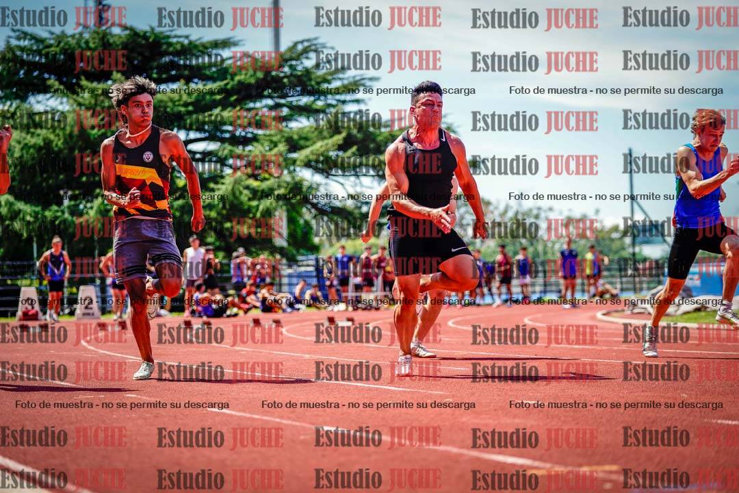Fotos de los 100 m de varones