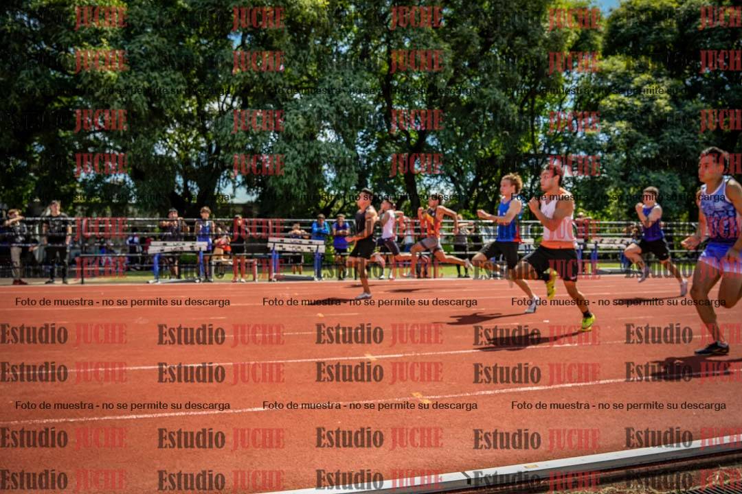 Fotos de los 100 m de varones