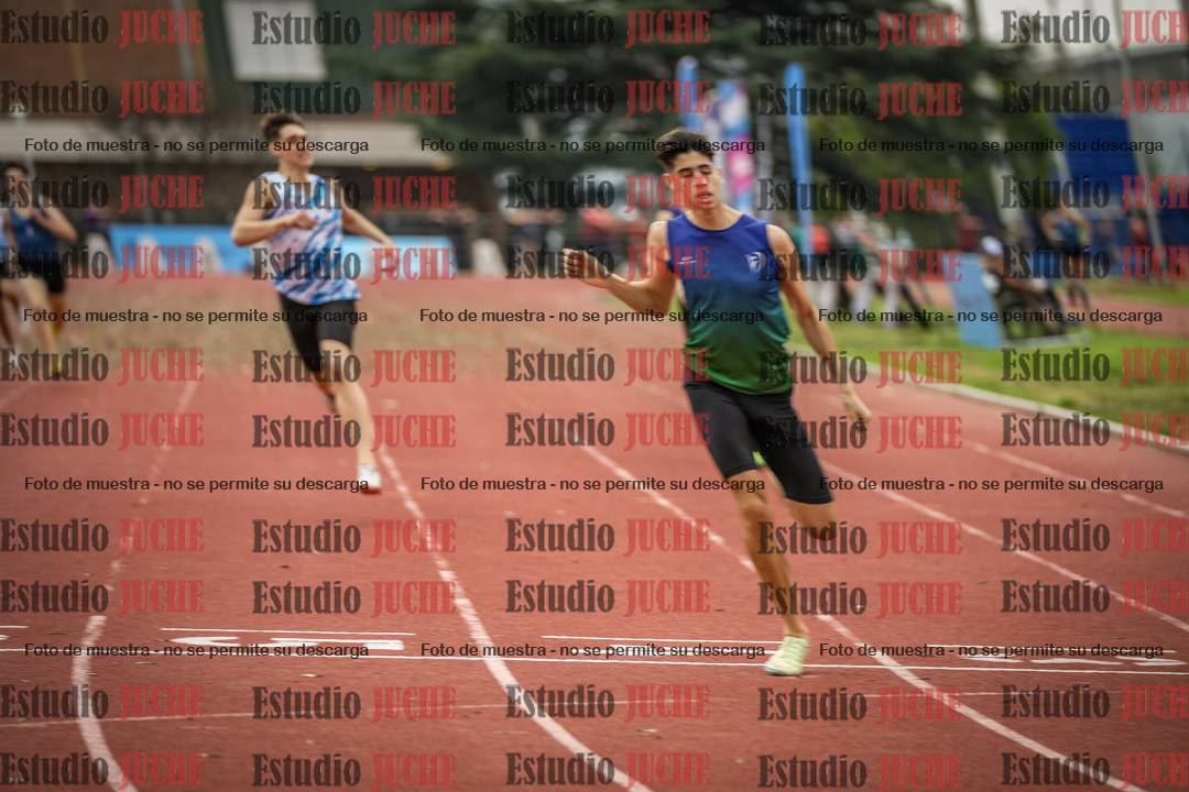 Fotos de los 400 m llanos de varones - FINAL