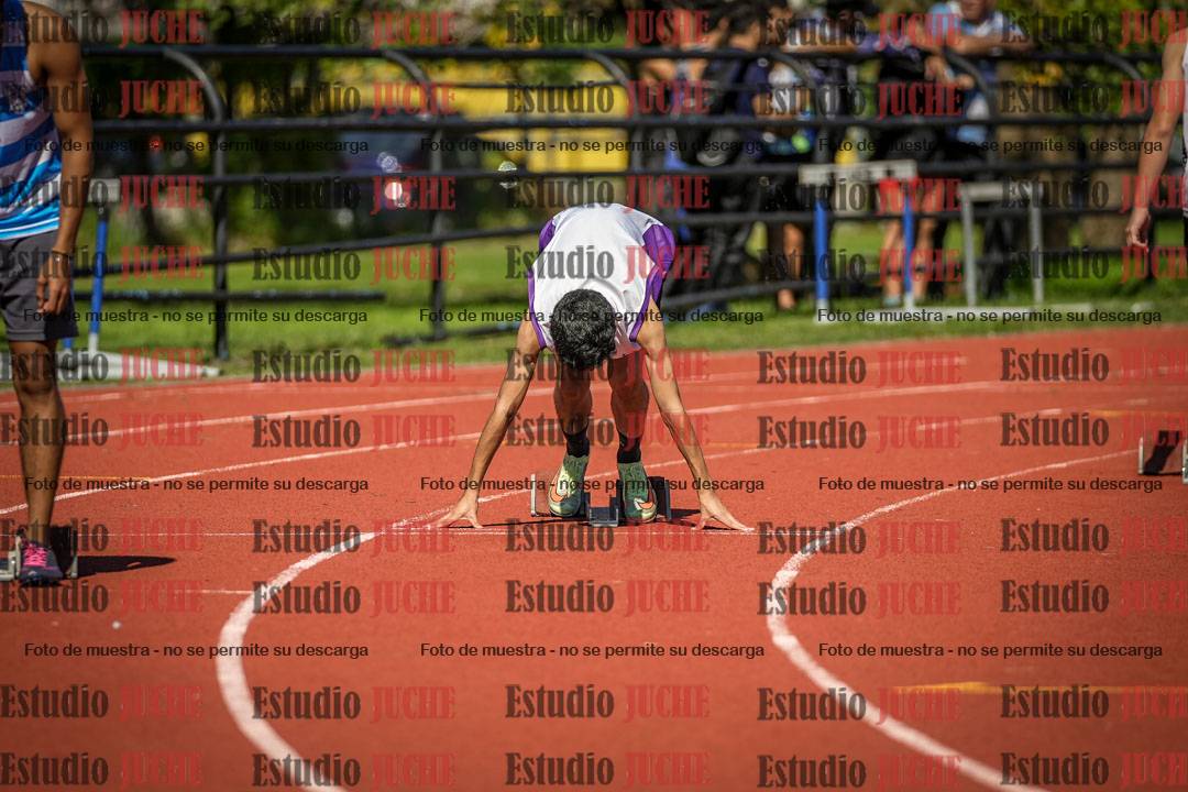 Fotos de los 200 m llanos de varones
