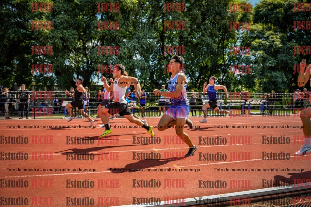 Fotos de los 100 m de varones
