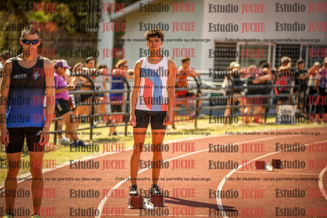 Fotos de los 400 m llanos de varones