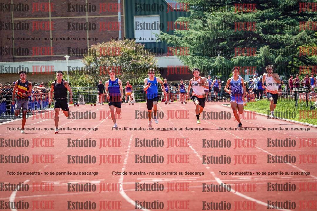 Fotos de los 100 m de varones