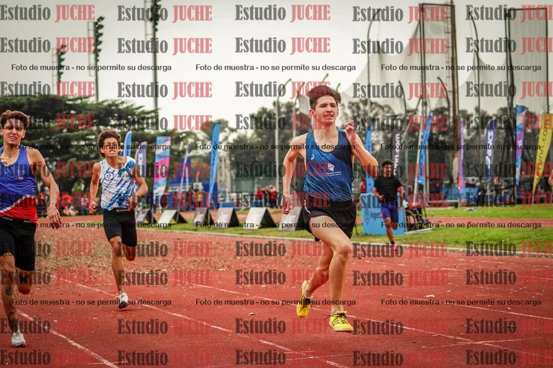 Fotos de los 400 m llanos de varones - FINAL