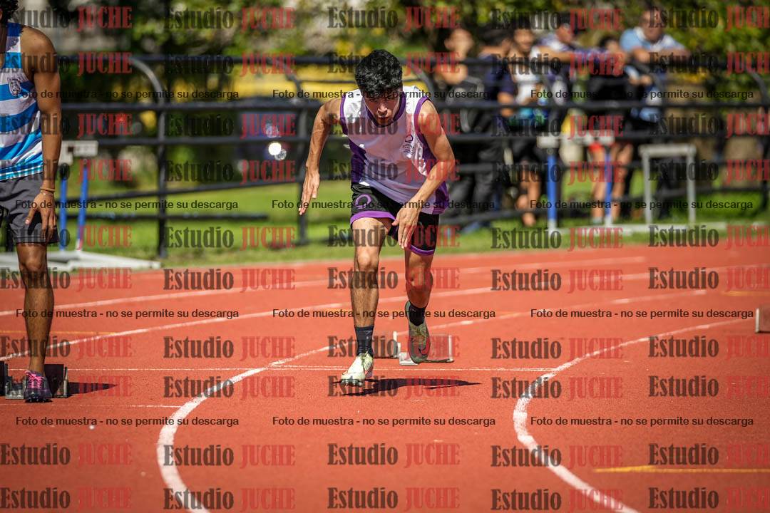 Fotos de los 200 m llanos de varones