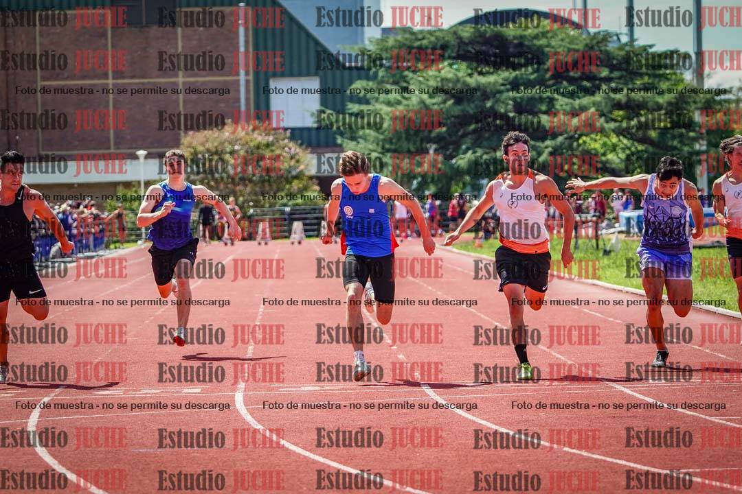 Fotos de los 100 m de varones
