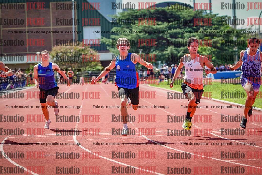 Fotos de los 100 m de varones