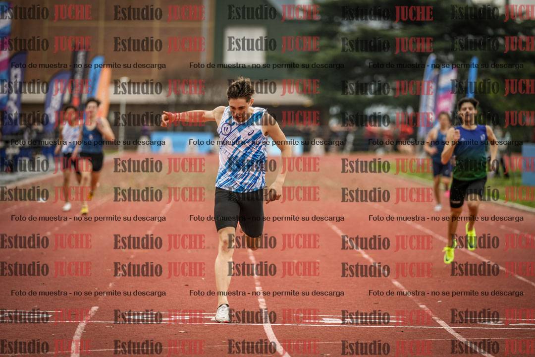 Fotos de los 400 m llanos de varones - FINAL