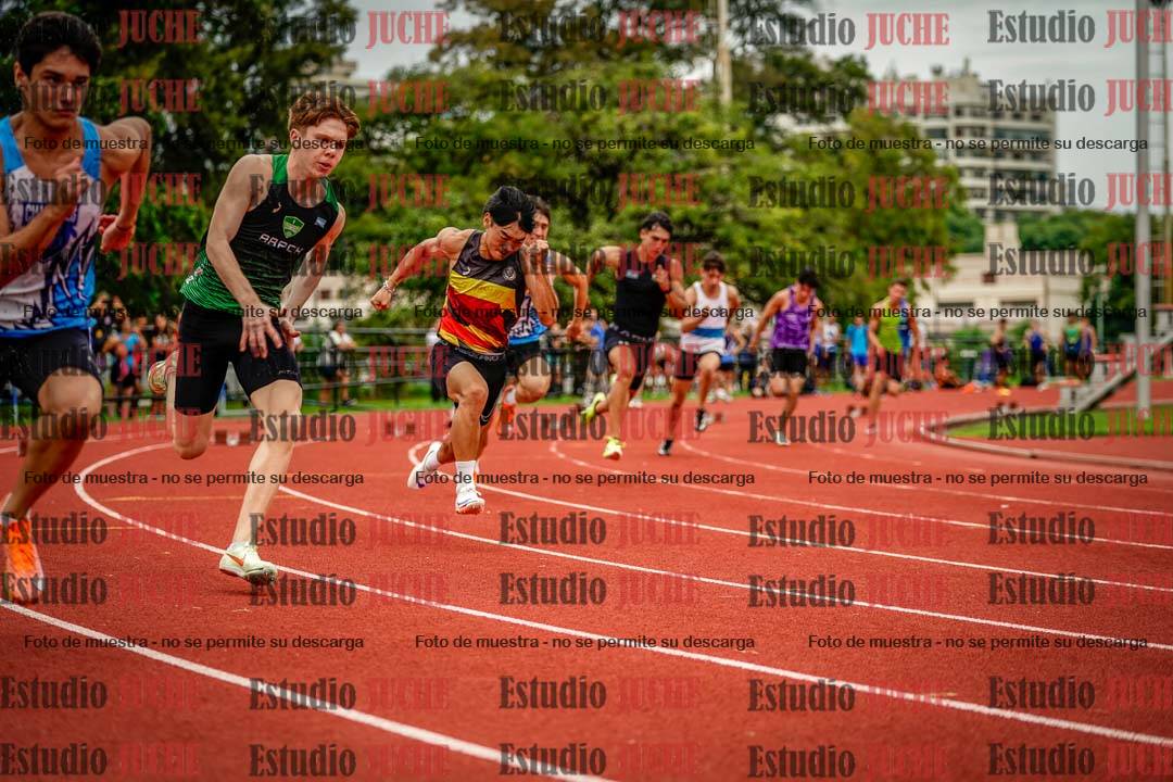 Fotos de los 200 m de varones